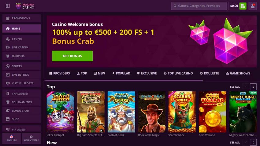 Malina Online casino